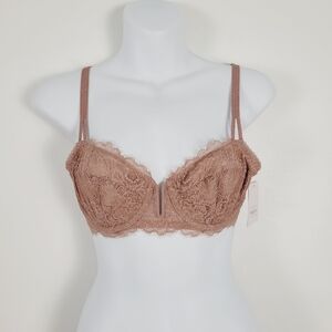 Auden Balconette Coverage Unlined Lace Bra‎